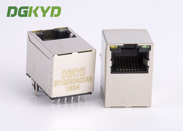 Lan superior Jack da entrada Rj45, Cat6 gigabit Rj45 Jack modular com transformador