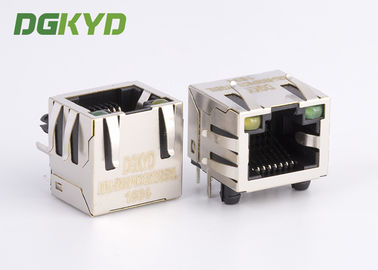 KRJ - conector protegido metal de 56S8P8C1X1YGENL Rj45 Jack sem transformador