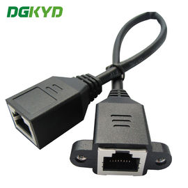 Fêmea feita sob encomenda do protetor Rj45 ao cabo de extensão fêmea dos ethernet da rede de cabo ethernet