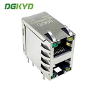 RJ45 multi port connector 2X1 8P8C with light strip shielding DGKYD59212188DB2A1DY4DH network port socket