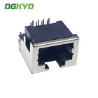 KRJ-CB4.2WDNL sinking plate RJ45 connector DIP with shielding, no light, no filter network port