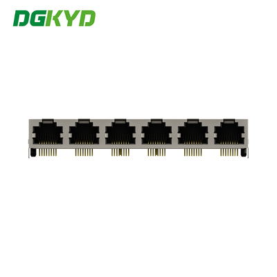 DGKYD561688GWA1D9Y1022 Metal Shielded RJ45 Multiple Port Connectors Ethernet Interface