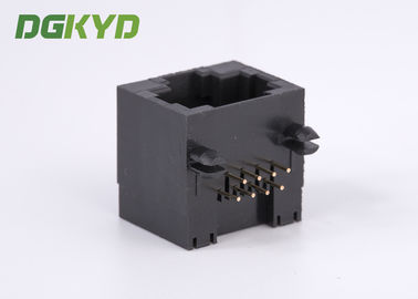 DGKYD-56WDNL 100 Base T Right Angle Rj45 Single Port jack black plastic housing RJ45 Without Transformer