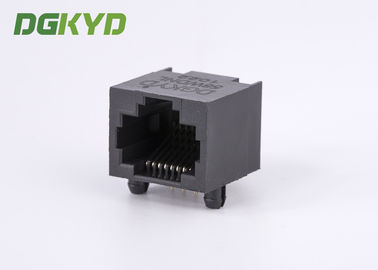 DGKYD-56WDNL 100 Base T Right Angle Rj45 Single Port jack black plastic housing RJ45 Without Transformer