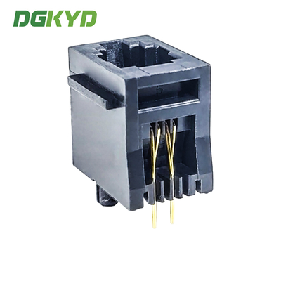 RJ11 Jack With Ear Interface Connector, Ethernet Socket, G/Fu Socket DGKYD5222E1144IWA1DY1