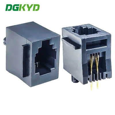 RJ11 Jack With Ear Interface Connector, Ethernet Socket, G/Fu Socket DGKYD5222E1144IWA1DY1
