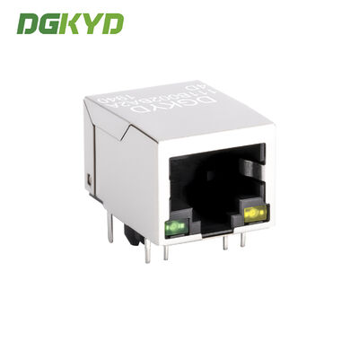 RJ45 Ethernet integrated 100Mbps connector horizontal female socket DGKYD111B002BA2A4D