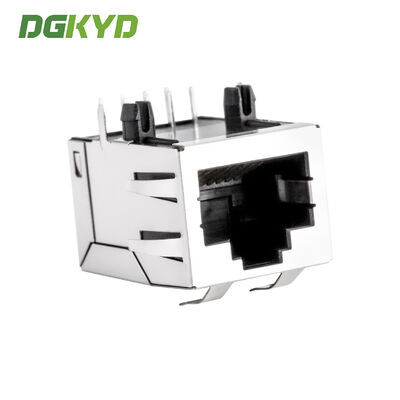 RJ45 Connector 100Mbps Industrial Network Port with 6U Gold Plating Modular Jack