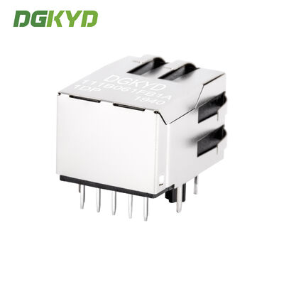 POE+ PCB Mount RJ45 Ethernet Connector With Magnetics RJ45 Ethernet Jack