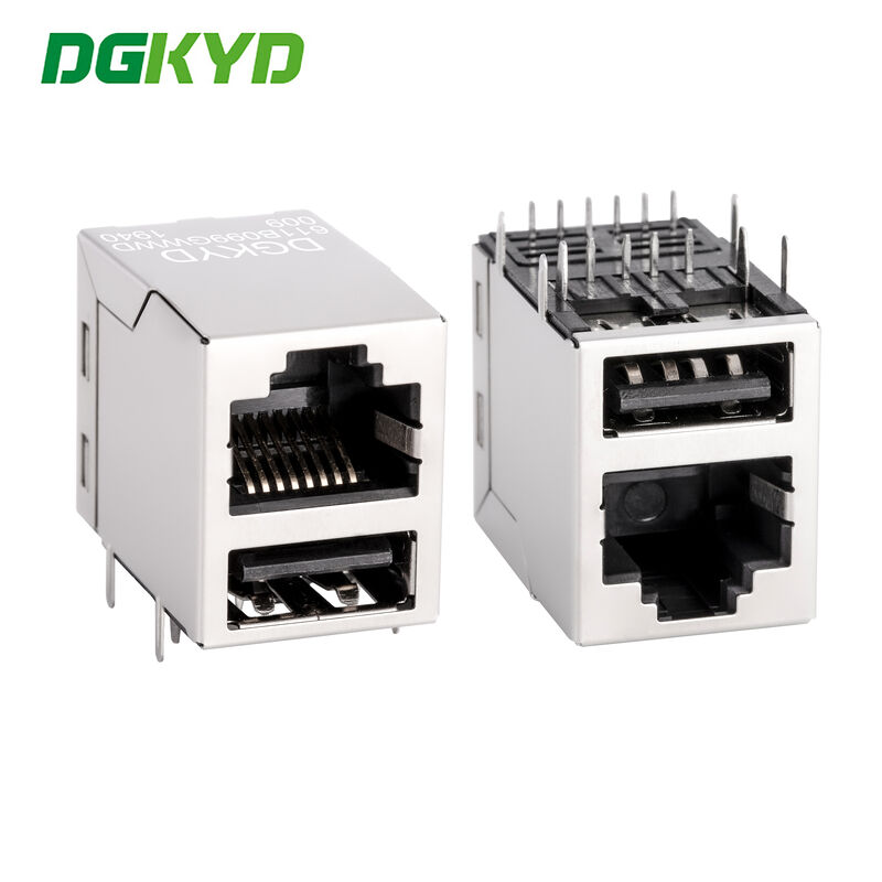 RJ45 with single USB 2.0 100Mbps connector 6U network interface DGKYD611B099GWWD009