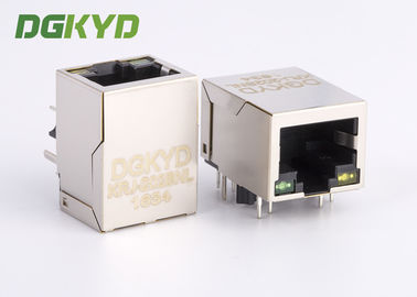 O único PWB portuário RJ45 Jack modular dos pinos de Gigabit Ethernet 10, G/Y conduziu