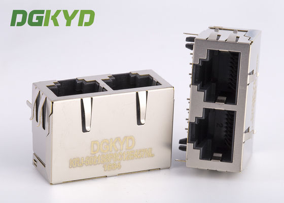 Relação RJ45 Jack Network Connector RJ45 Jack portuária de KRJ -5921S8P8C12E457NL 2 modular