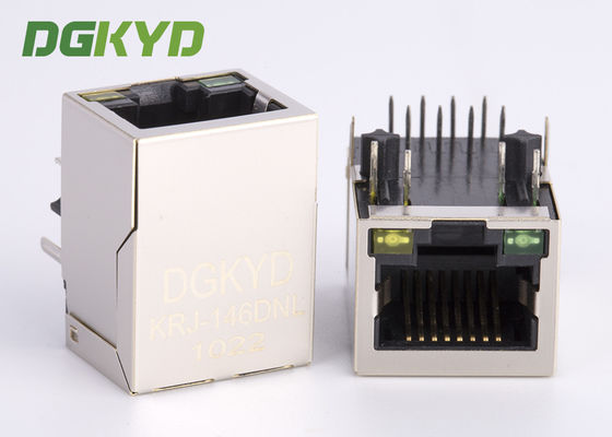 O megabit do fornecedor Cat5 de China integrou RJ45 o conector magnético Jack fêmea