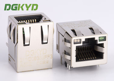Tab Up 100Mb RJ45 com Magnetics integrado Jack For Ethernet Devices modular
