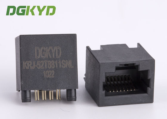 Conector Rj45 Ultraleve de Entrada Superior de 180 Graus Soquete de Cabo Ethernet KRJ-52T8811SNL