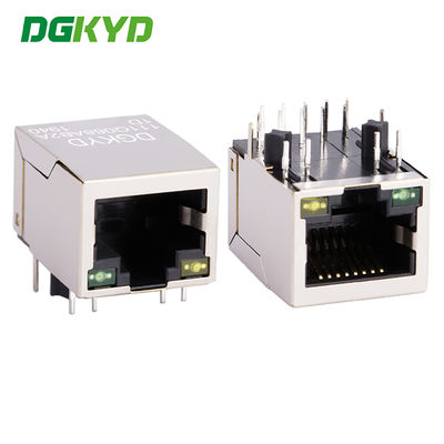 Interface de rede RJ45 Gigabit com luz LED e PIN 4.06 DGKYD111Q068AB2A1D