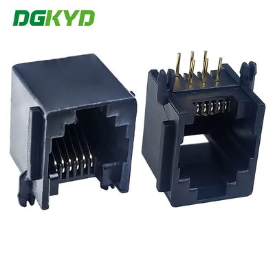 RJ11 conector de porta de rede de ouvido de plástico 6P6C interface de rede DGKYD5521E1166IWA1DY4