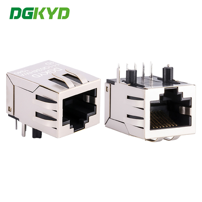 1000BASE Gigabit interface RJ45 conector RJ45 tomada de porta de rede RJ45 com blindagem e sem luz DGKYD111Q034HWA1D