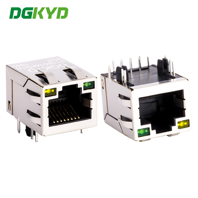 Portão inverso RJ45 conector de porta de rede 100Mbps transformador de rede integrado DGKYD211B014FD1A4DZ