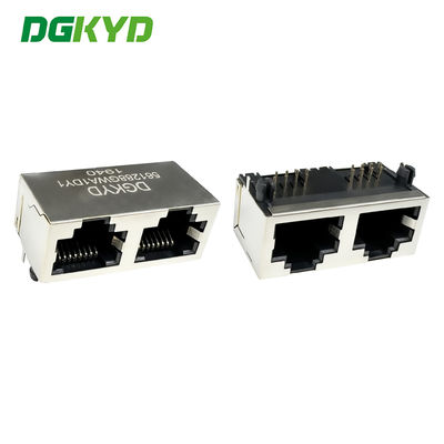 Conector de tomada de rede RJ45 com tomada/interface/porta de rede feminina blindada DGKYD561288GWA1DY1