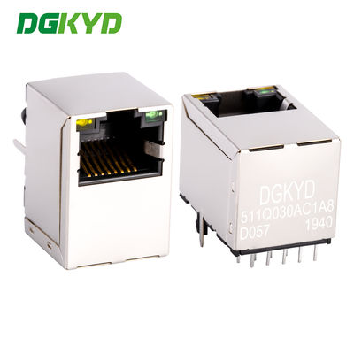 Top Entry Rj45 Lan Jack, Cat6 Gigabit Rj45 Jack Modular Com Transformador DGKYD511Q030AC1A8D057
