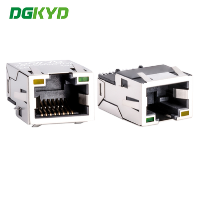 Jack magnético de circuito impresso com transformador megabit SMD SINK RJ45 Ethernet Connector KRJ-CB060YGZENL