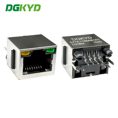 Conector vertical RJ45 com tomada Ethernet industrial de iluminação e blindagem DGKYD52TE1188AB1A1D20B4