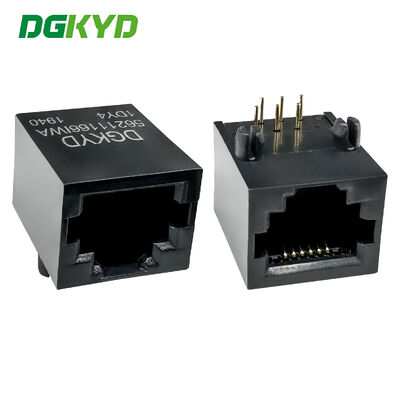 Conector de interface RJ11 6P6C agulha redonda 6U porta de malha horizontal DGKYD56211166IWA1DY4