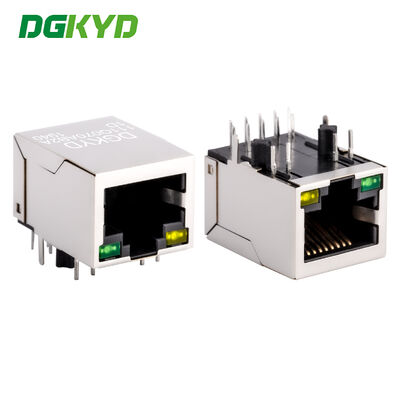 Conector RJ45 1X1 1000BASE TAB-DOWN soquete de rede conector Ethernet interface RJ45 DGKYD111Q070AB2A1D