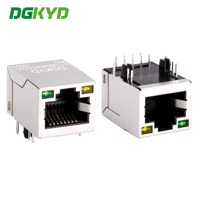 Conector de porta Ethernet RJ45 de 100 Mbps com transformador integrado e blindagem DGKYD211B083CD2A4D