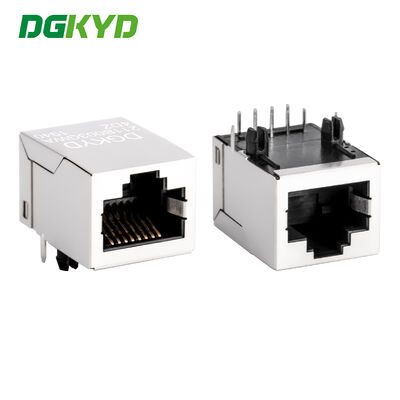 Conector RJ45 100Mbps com filtro e conector modular folheado a ouro para aplicações PCB