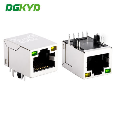 Conector RJ45 Industrial de 100Mbps com Filtro de Tira de Luz e Transformador